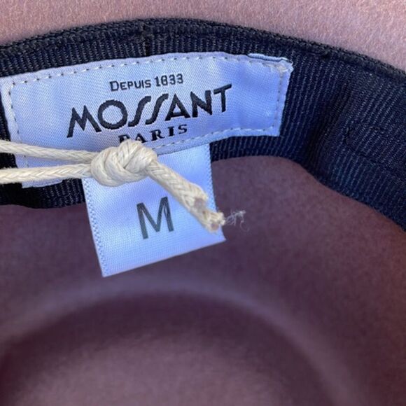 Free People Wild Heart Felt Wide Brim Hat Dusty Rose Hat Medium NWT - Picture 7 of 8